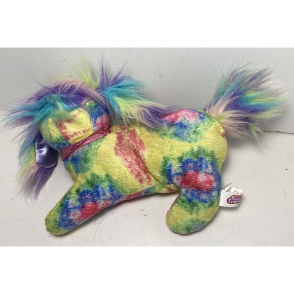 Puppy Surprise Tie Dyed Rainbow Dog Plastic Face 2016 Purple Nose - Picture 4 of 6